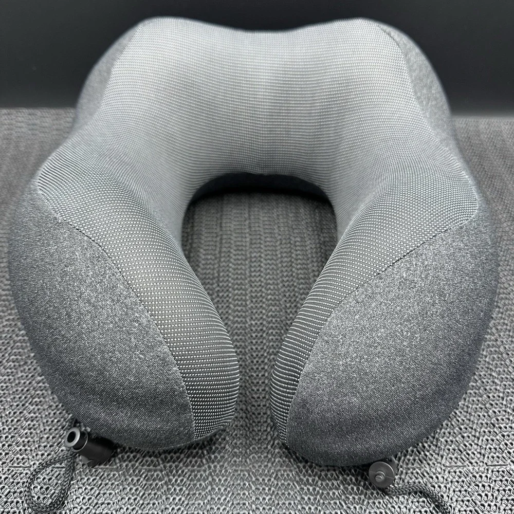 MLVOC Travel Comfort Pillow With Non- Matching Travel Bag (Nap Fun)